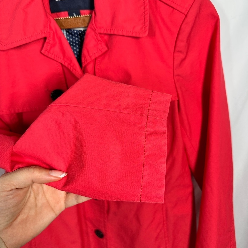 Lands' End Pink Lightweight Trench Coat Womens S - Picture 7 of 14